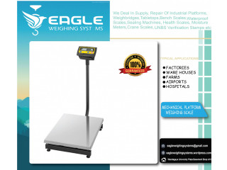 Platform weighing scales at Eagle Weighing Systems Ltd