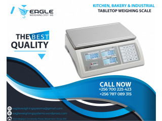 Table top digital weighing scales