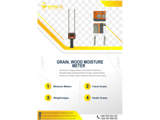 Digital coffee beans moisture meter with probe length 200mm