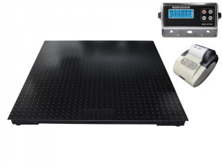 Electronic floor weighing scale