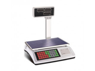 30kg Supermarket Barcode Label Printing Weighing Scale