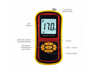 Portable coffee moisture meter for grains