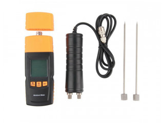 Portable Green Backlight LCD wood moisture meter