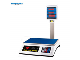 30kg Supermarket Barcode Label Printing Weighing Scale