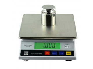 Glass surface digital electronic kitchen scale with LCD display