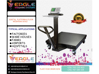 Weighing floor scales at Eagle Weighing systems Ltd