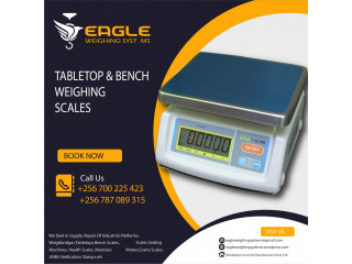 Table top digital weighing scales