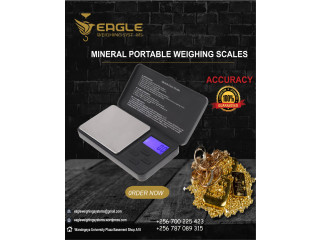 Body pocket weighing scale for minerals