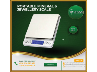 Body pocket weighing scale for minerals