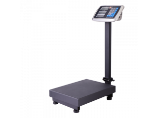 Electronic platform digital weighing scale with railing