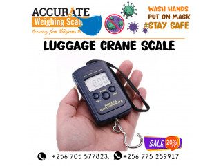 Portable metal hook type luggage scales