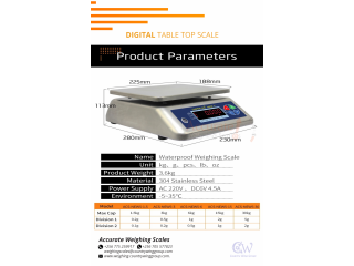 Water drop plate washdown digital balance