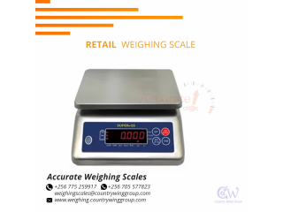 Moisture and dirt proof weighing scale with digital display