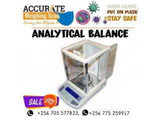 Analytical precision laboratory balance with touch screen