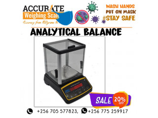 Highly transparent glass analytical lab balance