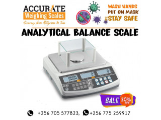 Electric precision balance with extra LCD display
