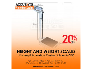 LCD Display 200Kg Body Height And Weight Digital Scale