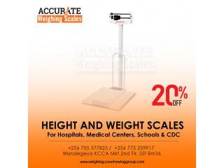 Hospital Mechanical Adjustable height and weight measuring scale 200kg