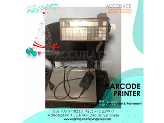 Barcode price printing weighing scale for retail stores