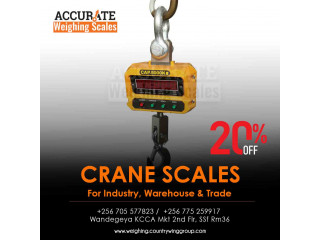 Commercial hanging crane scales that are built to last.