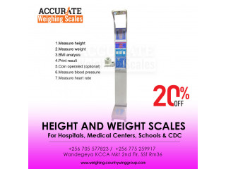 LCD Display 200Kg Body Height And Weight Digital Scale