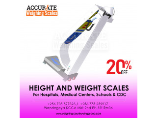 Hospital Mechanical Adjustable height and weight measuring scale 200kg