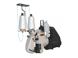 Anti slip handle sack closing machine