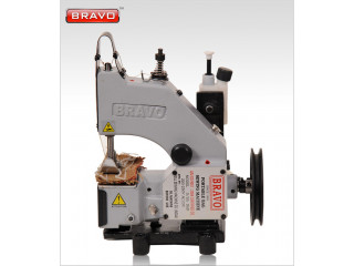 Bag sewing machine with plastic handle