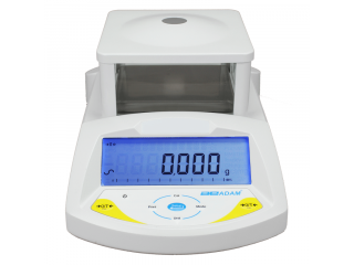 Electric precision balance with extra LCD display